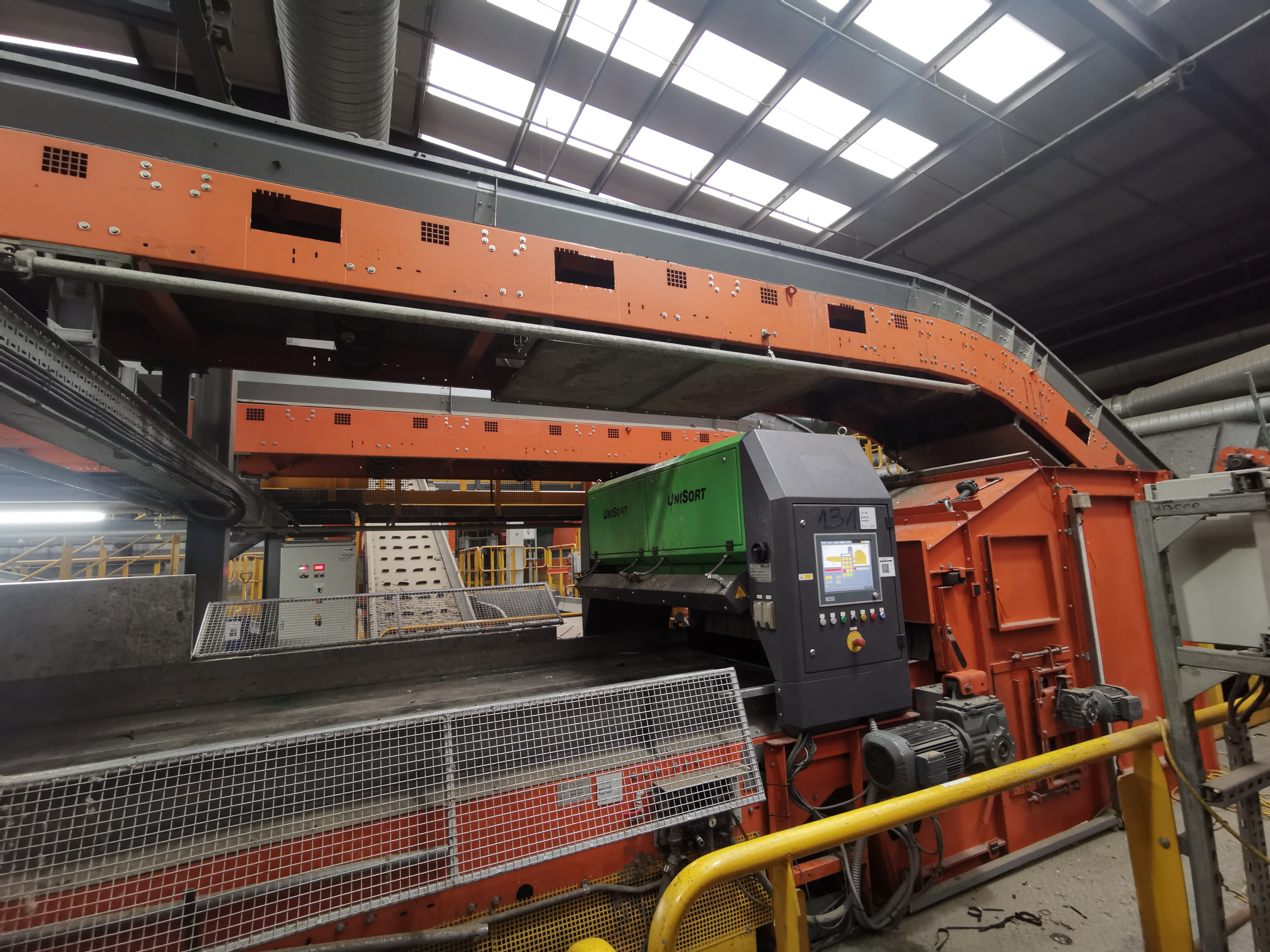 Waste conveyor line repaired and back in service at the power station