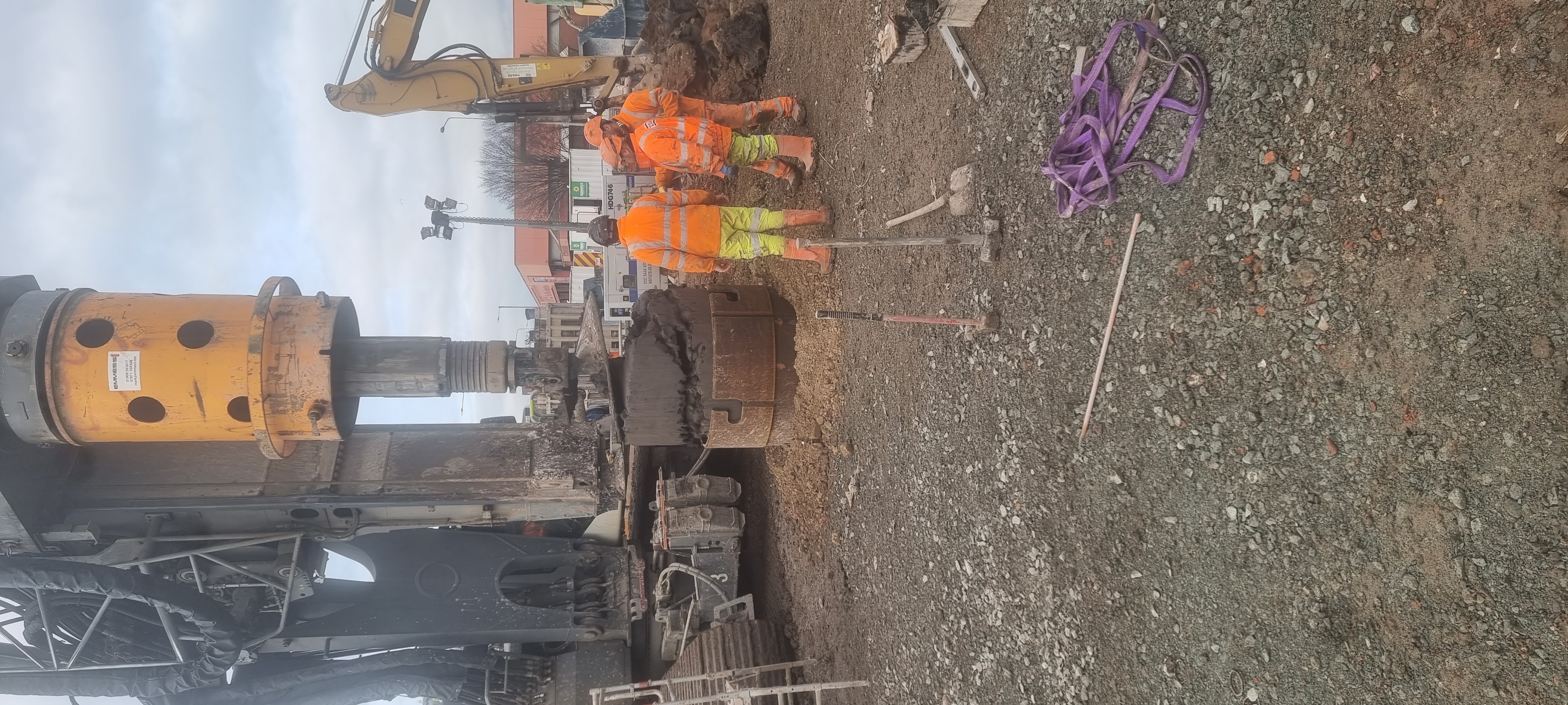 Guide frame secured following commissioning checks