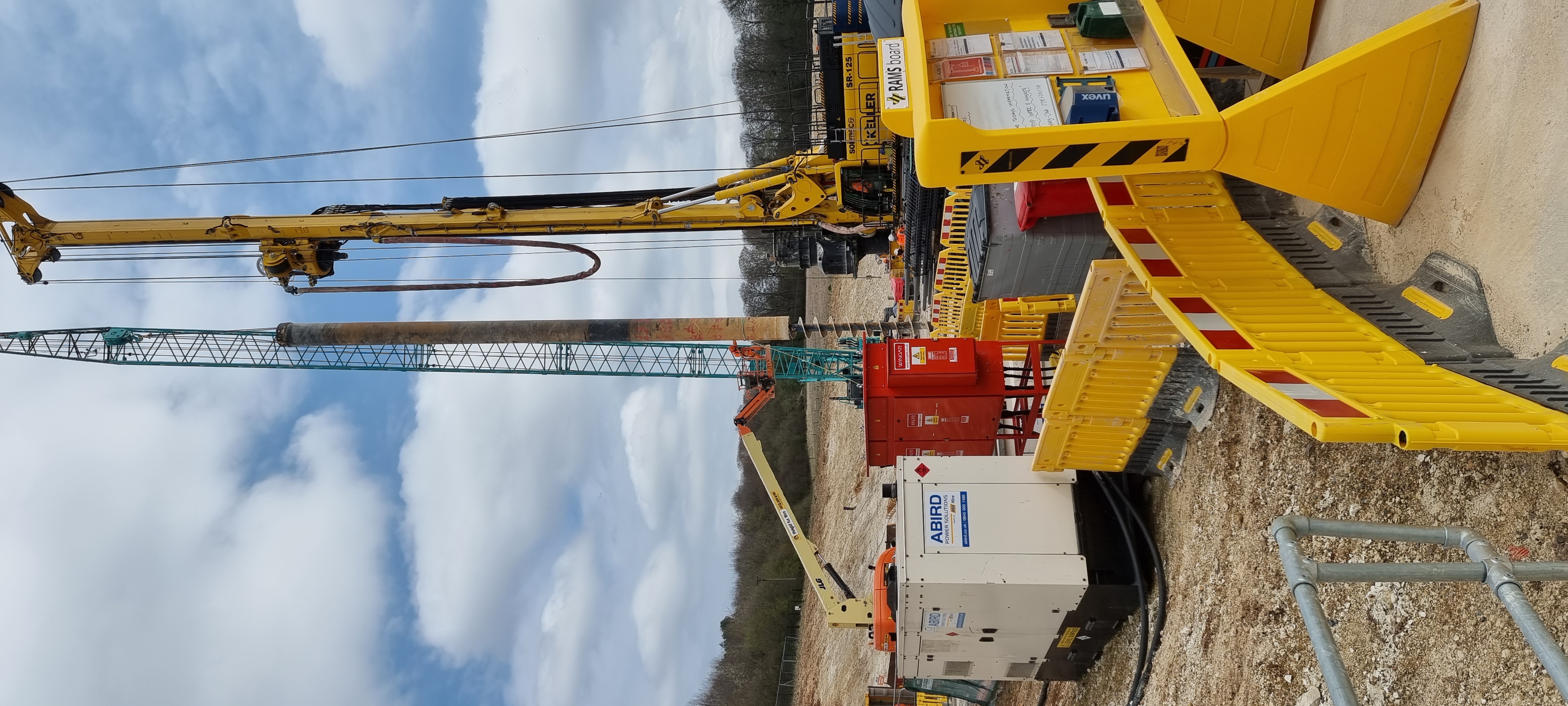 Tooling changeover staging area prepared for the next shift
